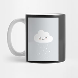 Cloud, Kids art, Kids print, Scandinavian art, Modern art, Wall art, Print, Minimalistic, Modern Mug